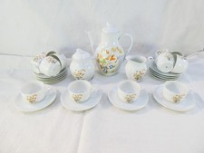 Service a café en porcelaine CHASTAGNER á LIMOGES