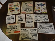 Corgi Toys publicités pour voitures et camions de l'époque de sortie des jouets