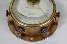 old brass aperiodic ampere electric measuring dial CHAUVIN ET ARNOUX