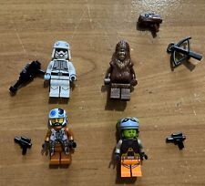 4 Personnages LEGO Star Wars Snap Wesle Pilot AT Chewbacca Herald Syndulla Rare