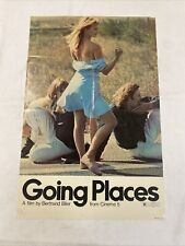 RARE 1974 GOING PLACES ORIGINAL US 27x41 MOVIE POSTER BERTRAND BLIER DEPARDIEU