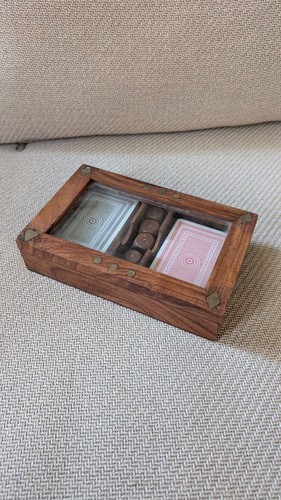 Ancien coffret jeux poker - de,