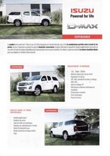 Catalogue Brochure Isuzu Pick up D-Max Experience 2018, Belgique en français