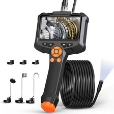 Caméra Endoscopique, 1080P HD Caméra d'inspection avec Écran IPS 4,3 Pouces, Ca