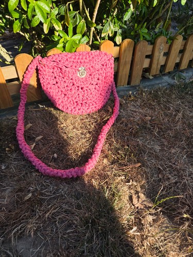 Sac crochet fait main - crochet,