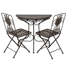 Jardin table et 2 chaises