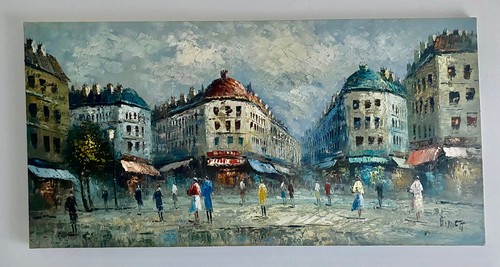 Vue paris année huile - de,