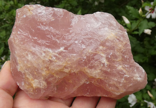 Quartz rose madagascar 11x7cm - rose,