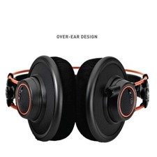 AKG K712 PRO Dynamic Reference Studio Open-Back Over-Ear Wired Black Headphones