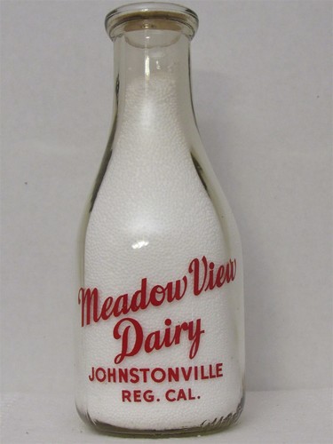 Trpq milk bottle meadow view - meadow,
