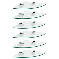 6x 30cm Étagères d'Angle en