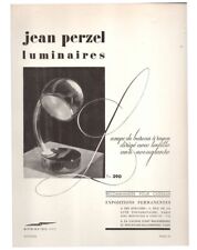 AD ADVERTISING LUMINAIRES JEAN PERZEL