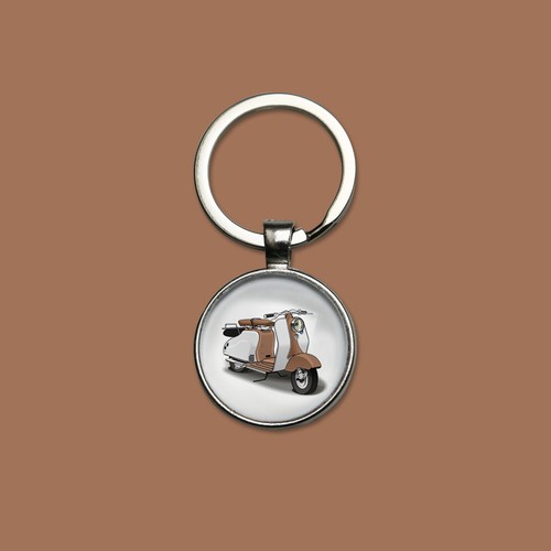 Porte clefs scooter - porte-clefs,