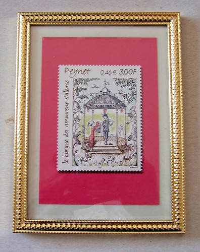 Cadre carte postale après - carte,