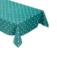 Table En PVC Turquoise À Pois