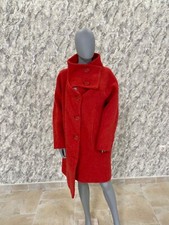 Cop Copine Inoke Manteau Wool Alpaga Mohair Red Coat Women's 42