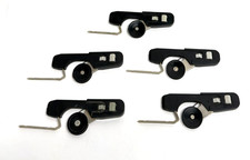 Vintage Lot of 5 PASSAP KNITTING MACHINE BLACK STRIPPER DM80 E6000 TOOL