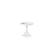 Table Petite Table De Sofa Salon Rond Art Pauvre Blanc Matt Diamètre 60