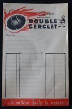 Bullet Double CERCLET Fireman Coke Coal Invoice Advertising Notebook