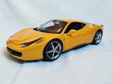 Ferrari 458 Italia jaune (RARE) - Hot Wheels Elite - 1/18 - Très bon état