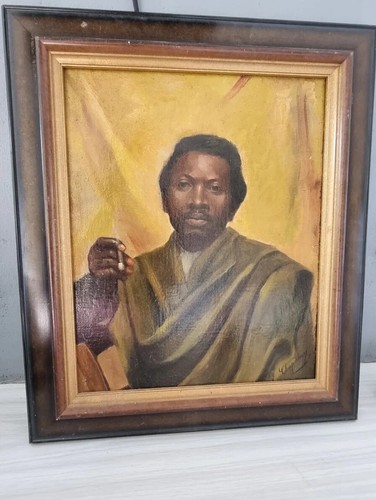 Old painting oil canvas - painting,