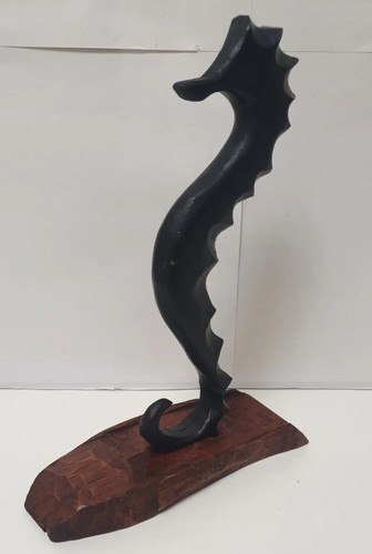 Sculpture hippocampe metal - hippocampe,