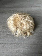 Antique Mohair Blonde Doll Baby Wig