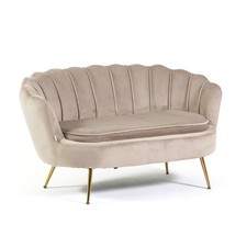 Canapé 2 places en velours