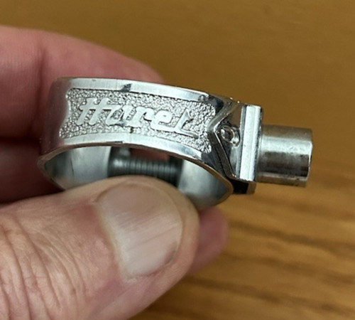 Vintage huret downtube clamp - downtube,