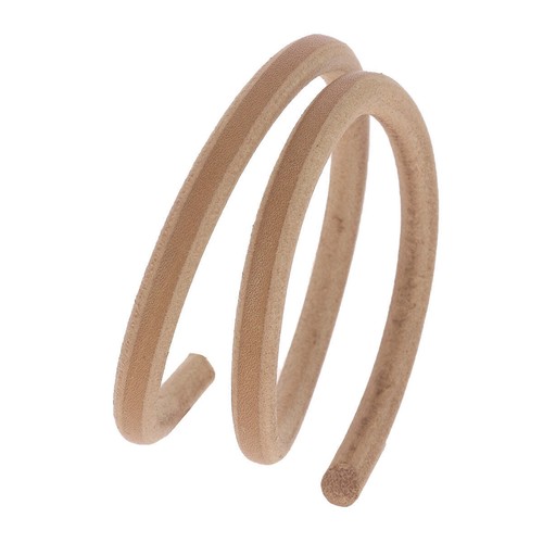 Lacet cuir teinté - en,