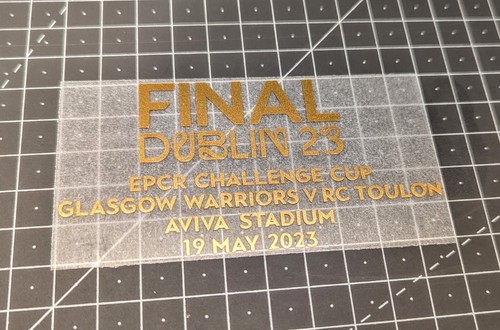 Patch finale dublin - dublin, 2023