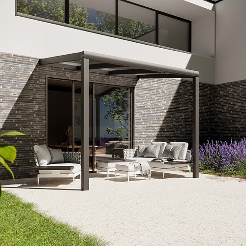 Pergola adossée carport - adossée,