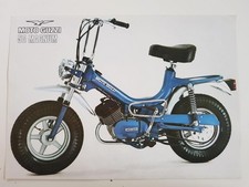 MOTO-GUZZI MAGNUM 50cc Motorcycle Sales Leaflet c1976 ITALIAN TEXT