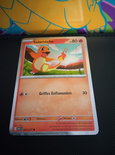 Carte pokemon salamèche - carte,