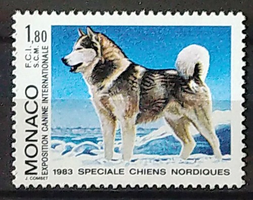 Monaco timbre 1367 alaskan - timbre, n°1367