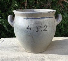 ANCIEN POT A GRAISSE OLIVES EN