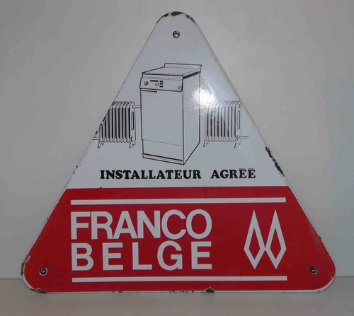 Plaque émaillée ancienne