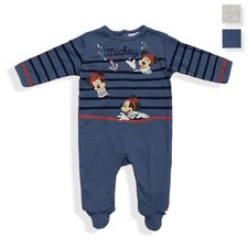 Combinaison Disney Pagliaccetto Bébé Mickey Mouse Pyjama Chaud En Coton 5936