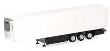 HERPA, Semi-remorque frigo 3 essieux blanc, échelle 1/87, HER077088
