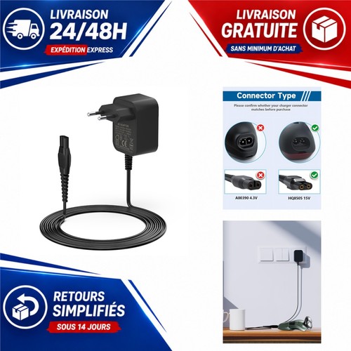Chargeur 15v hq8505 - chargeur, pour