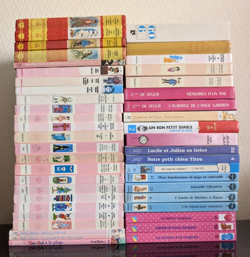 Lot livres anciens enfants - lot,