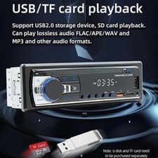 JSD530 Autoradio Bluetooth MP3-Player Autoradio usb prise auxiliaire carte sd