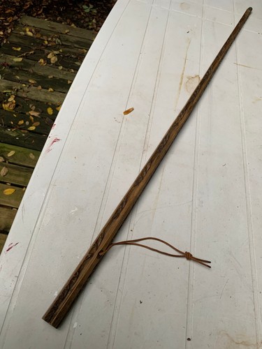 Ancienne canne sculpter - canne,