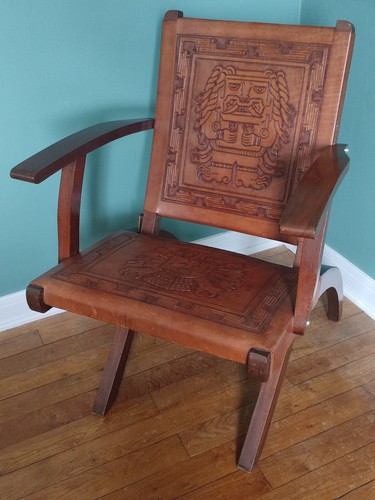 Fauteuil pliant design - pliant, bois