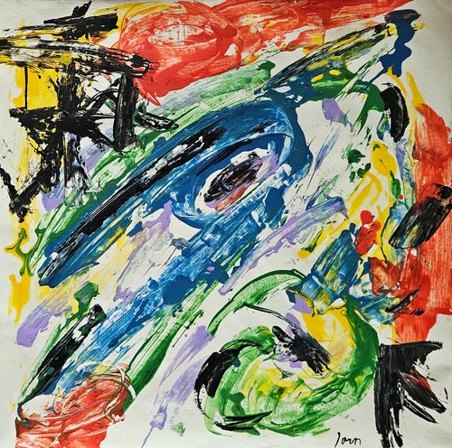 Peinture huile abstraite - à,