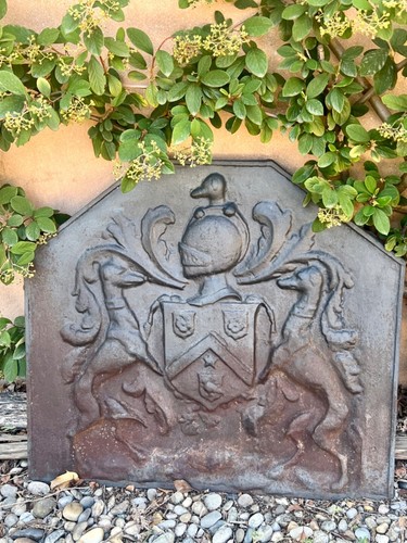 Plaque cheminee ancienne - plaque,