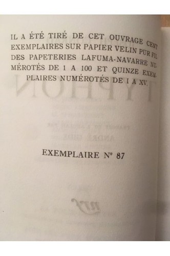 Typhon sur grand - grand, papier
