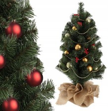 Sapin de Noël artificiel KADAX 80 cm, petit sapin avec 105 branches, 80 cm