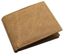 Hunter Fauve Cuir Rfid Blocage