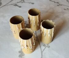 Lot 4 Bobèches Fausse Bougie